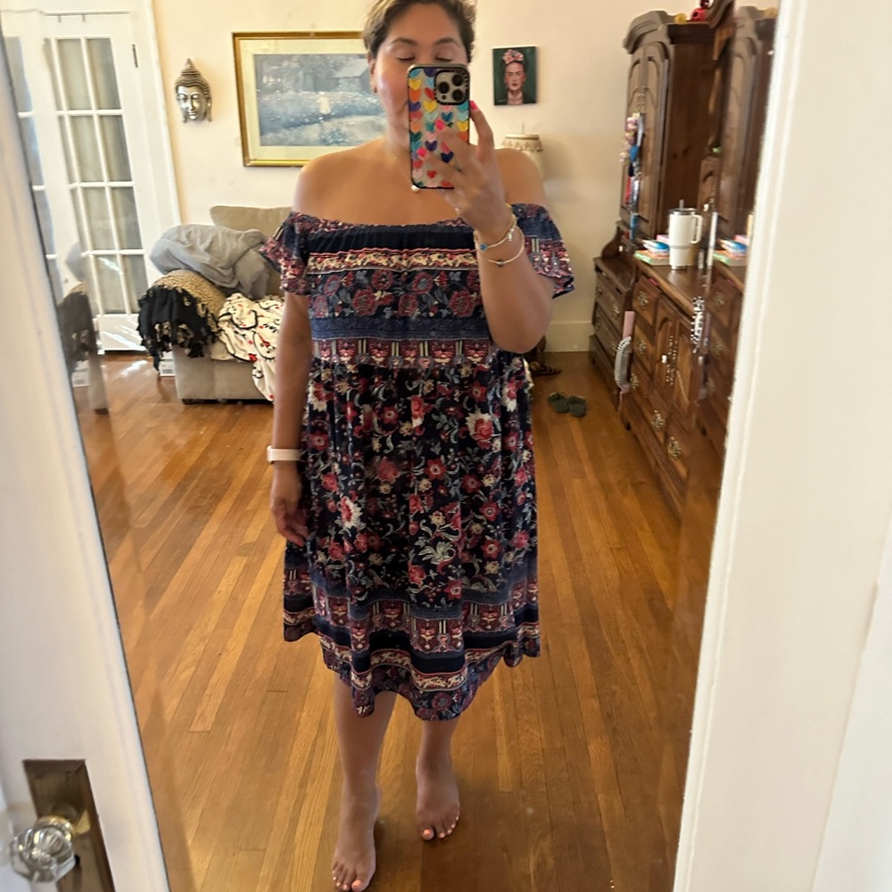 Midi off the shoulder dress size XXL